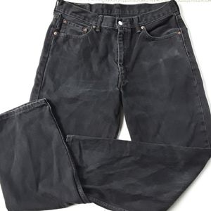 LEVI'S MENS JEAN'S 550 BLACK COLOR SIZE W36 L32